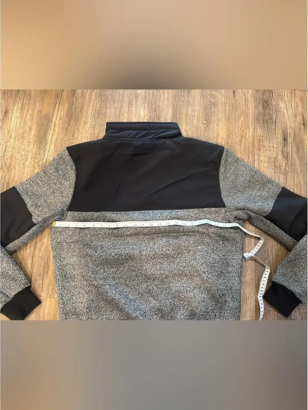NWOT Hooey Men's Gray & Black Tech Fleece Zip-Front Western Outdoors Jacket Sz M